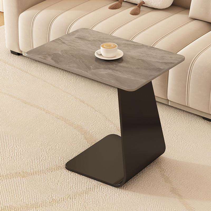 当天发岩板HTE茶店几铁艺小户型沙发边阳谈台茶桌酒几接待洽桌子