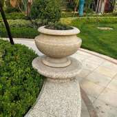 围厂家直销雕花盆欧式 花钵底石座GXC花坛周摆饰石花盆