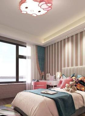 儿房卧室灯卡通l童e顶灯公347主灯吸饰女孩房间客厅灯具温馨公寓d