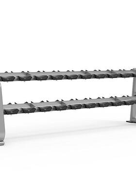 XG-F-043BF-1043B商用双层1副哑铃放置架健身房6付/六10哑对铃架