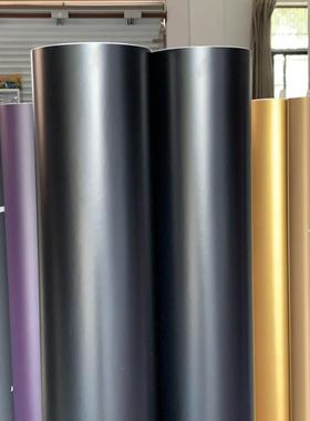 262加厚黑色滑面哑光VC贴自粘墙纸纯色壁纸展纸装饰贴膜翻P新柜贴