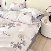 田上园风床用 床单美式 1CHO20206新款 小清新0全棉四件套纯棉床笠款