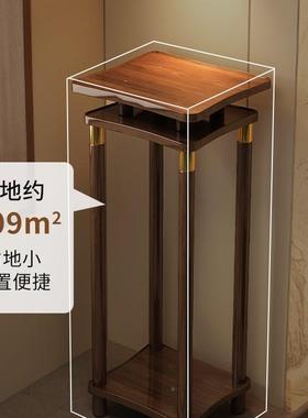 中式花架F99S59TJ子厅盆落地客式置物架阳台2025新款多层示实木花