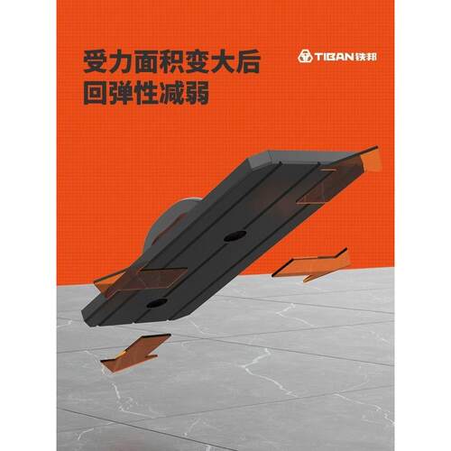 铁瓷砖岩板地砖大工拍邦打器板泥瓦专用铺平ERG铺贴工具橡胶拍砖