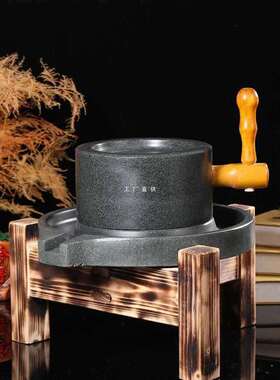 古小石磨复家用手工石磨家用小石磨石盘石磨家用F875SHMS迷你磨豆