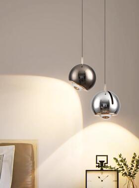 主卧室床头吊小灯轻奢现代可简约能极简触摸感应灯饰升降智吊AS03