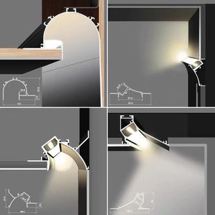 无边框线无条灯l3000Ked线性反光槽室客厅走卧灯带主灯廊过道回光