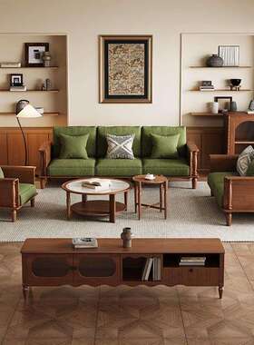 中风实木2沙发206新款现代简约布客厅坐椅家用小YF-9902户古型直