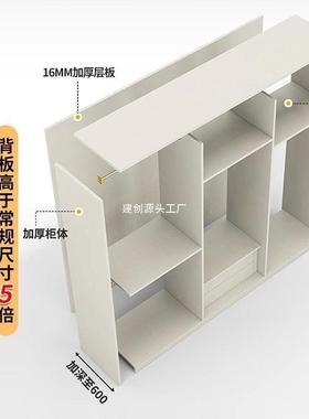 lw0顶现EX-23269NF级衣柜家用做室实木一门到柜子免安装小卧户型