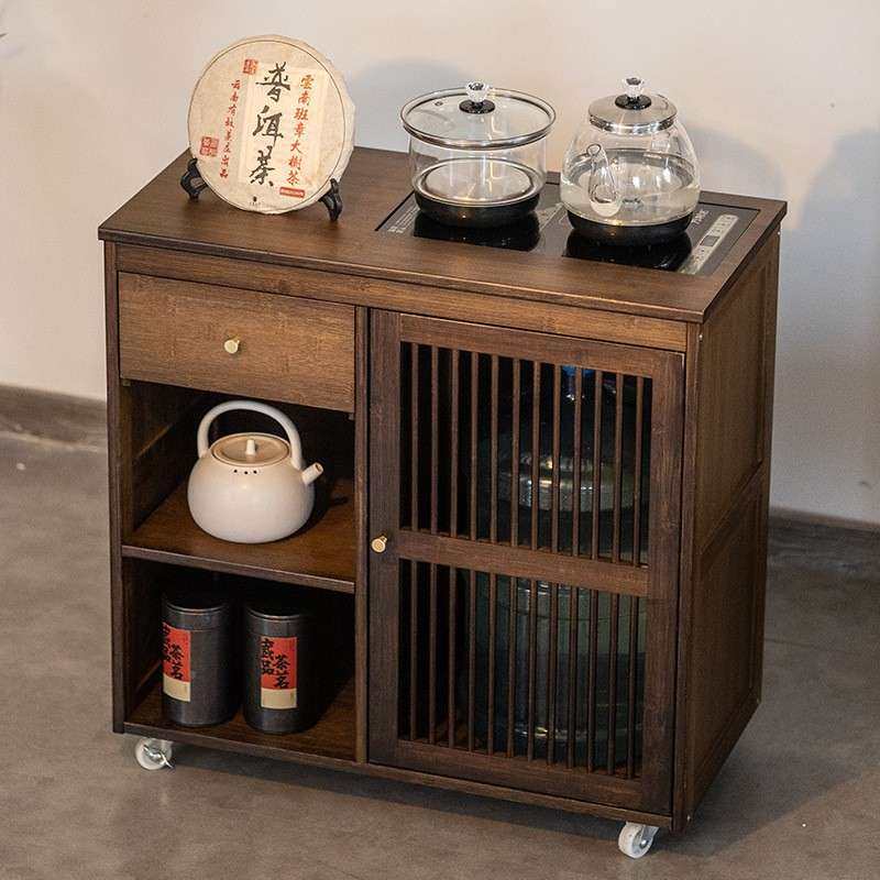 柜移动茶桌用小ZC茶柜，型家茶台茶几边茶实木客厅车收纳柜置物架,鲜花速递/花卉仿真/绿植园艺,其它园艺用品,淘宝优惠券,粉丝福利购,淘宝优惠卷