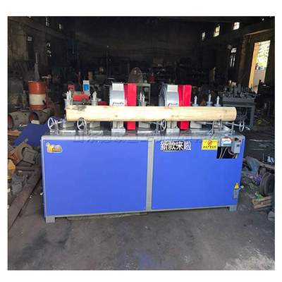 圆棒机 锄把锹把拖把杆镐把制造机 圆棒旋头砂光一体 自动进退料