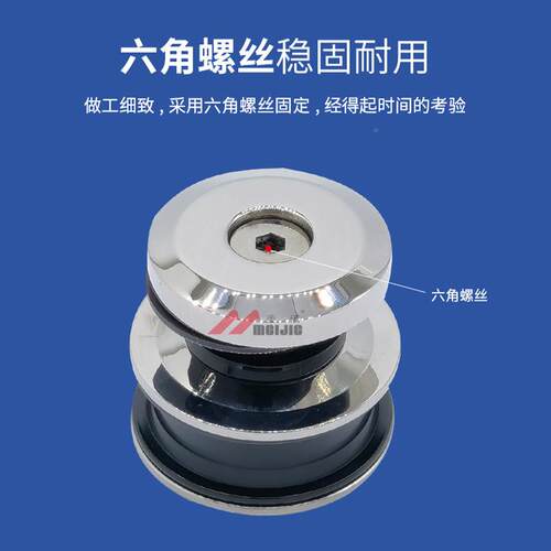 卫轮生玻璃门轨道滑轮套装MJ-6001间吊配件推拉门滚滑移门吊轮单