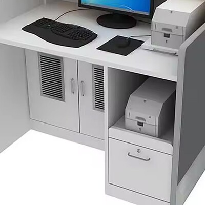 场值班柜台监控操作台指挥中心机控台工调作度桌制双ML-Y1128联三