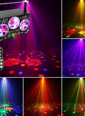 202灯6新款跨境蜂眼舞台氛YSH-538围光isco派对灯ktv酒吧dj七旋彩