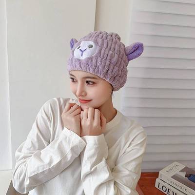 加厚干发帽女童超强吸水速干包头发毛巾少儿洗头2024新款可爱浴帽