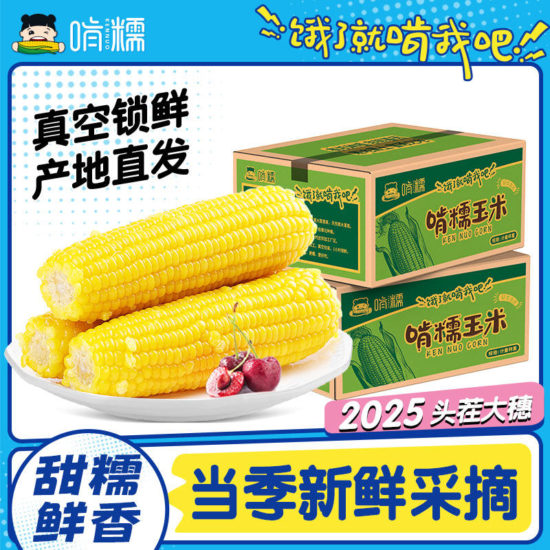 啃糯东北甜糯玉米非转基因