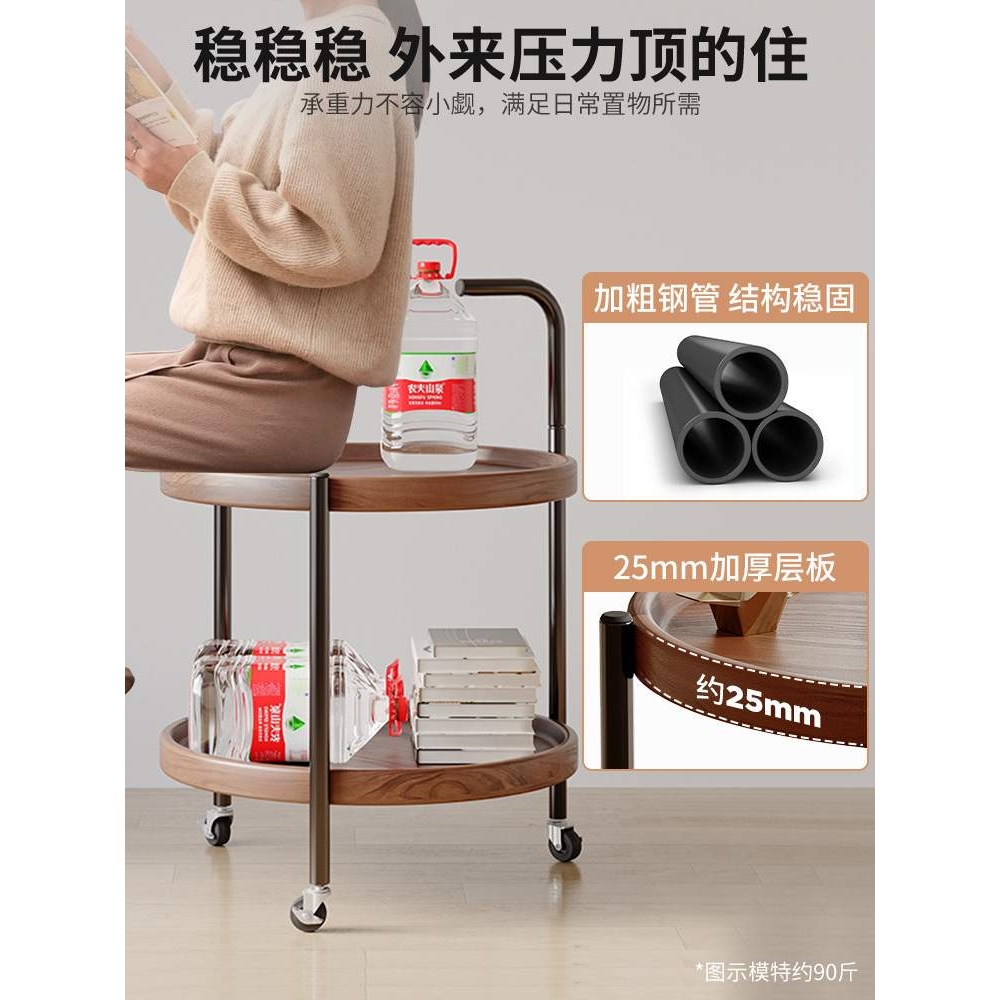茶几客厅家用沙发客厅阳台可移动床头置物桌角几小圆桌边几小桌子