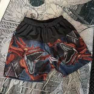 FAX NO. Remake 天空龙 游戏王 半拼接短裤 不退换