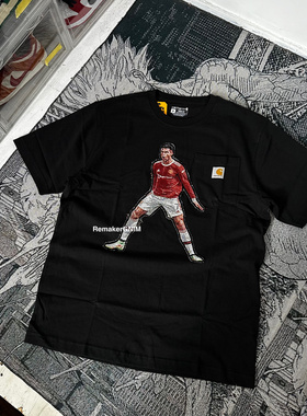 FAX NO.remake 足球系列 C罗 短袖 手工制作 不退换