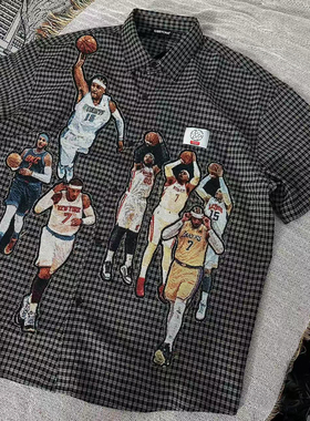 FAX NO. remake 安东尼 甜瓜 nba 衬衫 手工制作