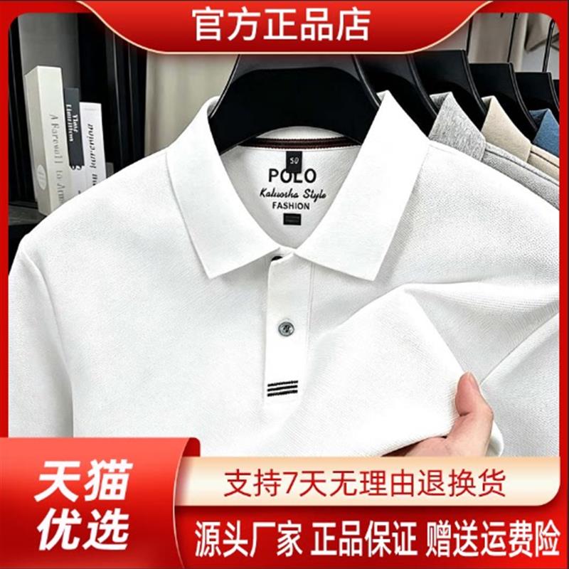 纯养轻奢男装轻奢严选2026新款夏季新品男士POLO衫短袖翻领T恤