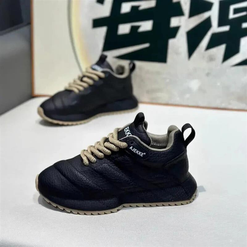 塔弗森男子旗舰新款时尚休闲鞋男士潮流百搭厚底增高鞋纯色男鞋