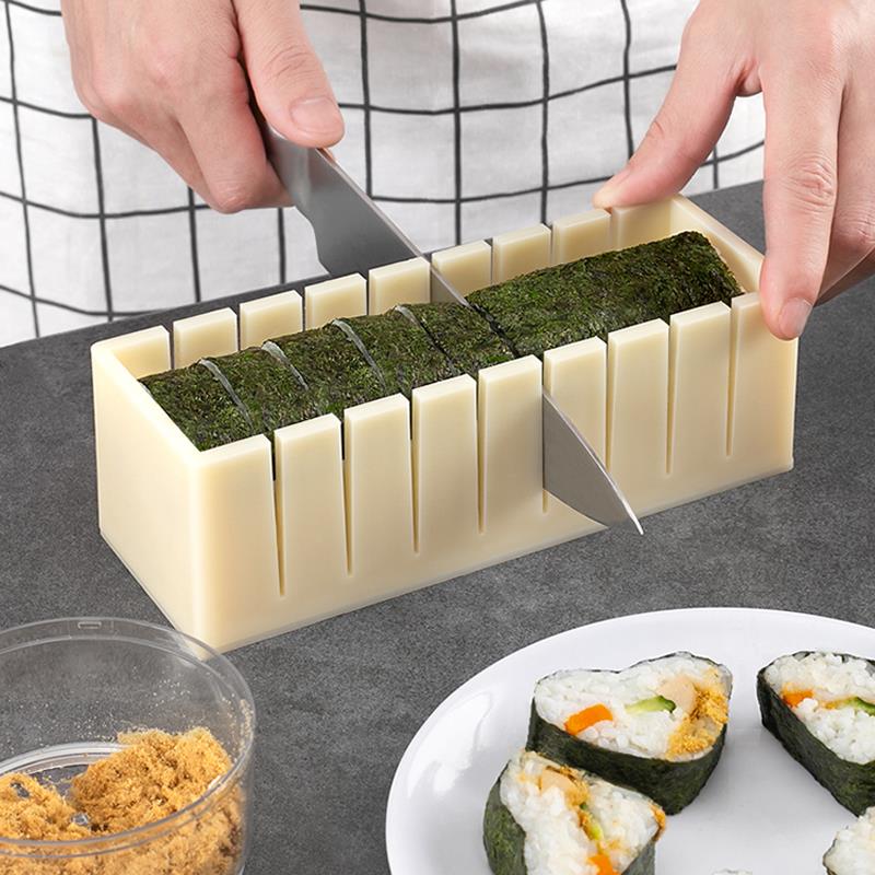寿司模具工具套件塑料套装海苔紫菜包饭磨具饭团卷饭材料包磨碎末