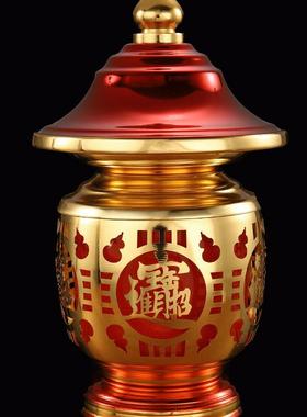 厂家合金长明灯神社灯家用供奉佛前灯财神灯插电关公供灯
