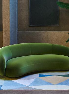 腰果沙发意式轻奢极简月亮设计师创意异形弧形形象布艺Julep沙发