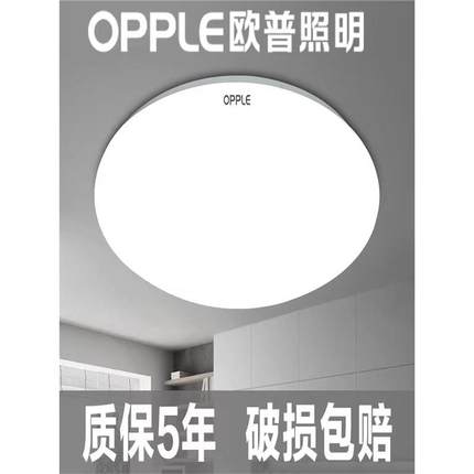 【折扣价】led圆形超薄吸顶灯现代简约客厅卧室走道灯声控灯雷达