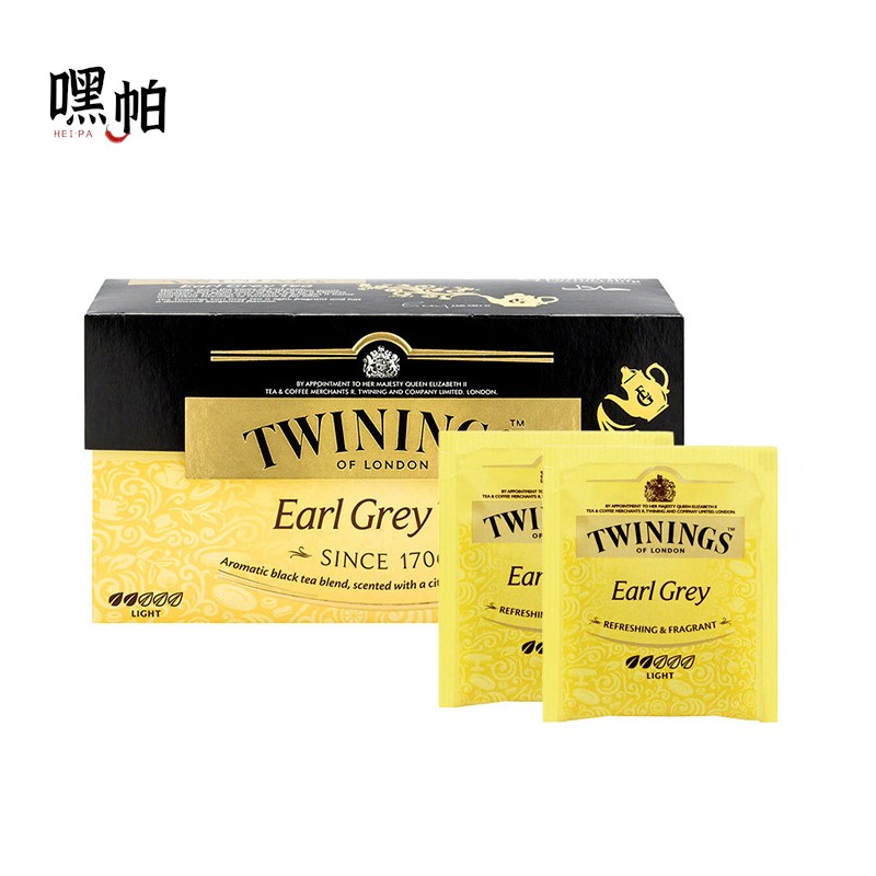 Twinings唐宁英国豪门伯爵红茶调味包50g 进口英式茶叶袋泡茶