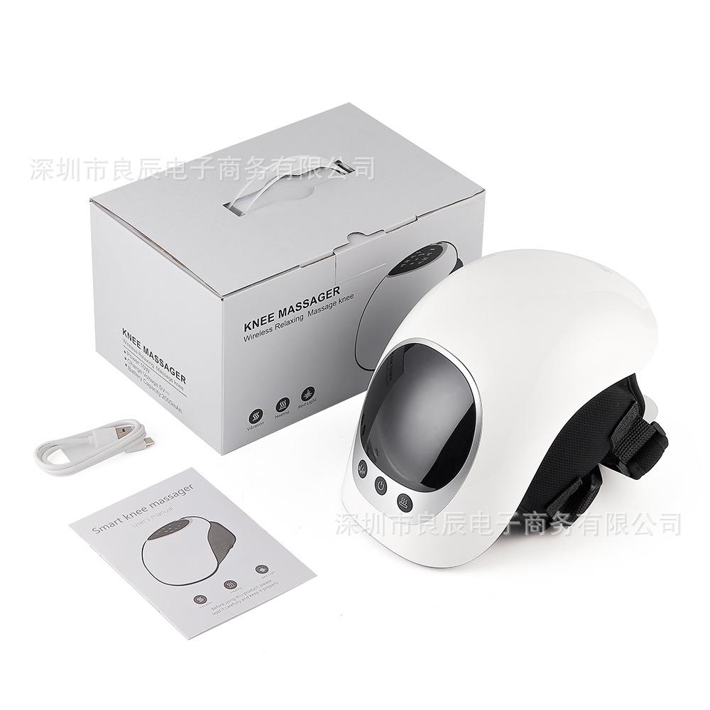 新款护膝宝膝盖按摩器充电震动热敷关节红外智能多档家用工厂