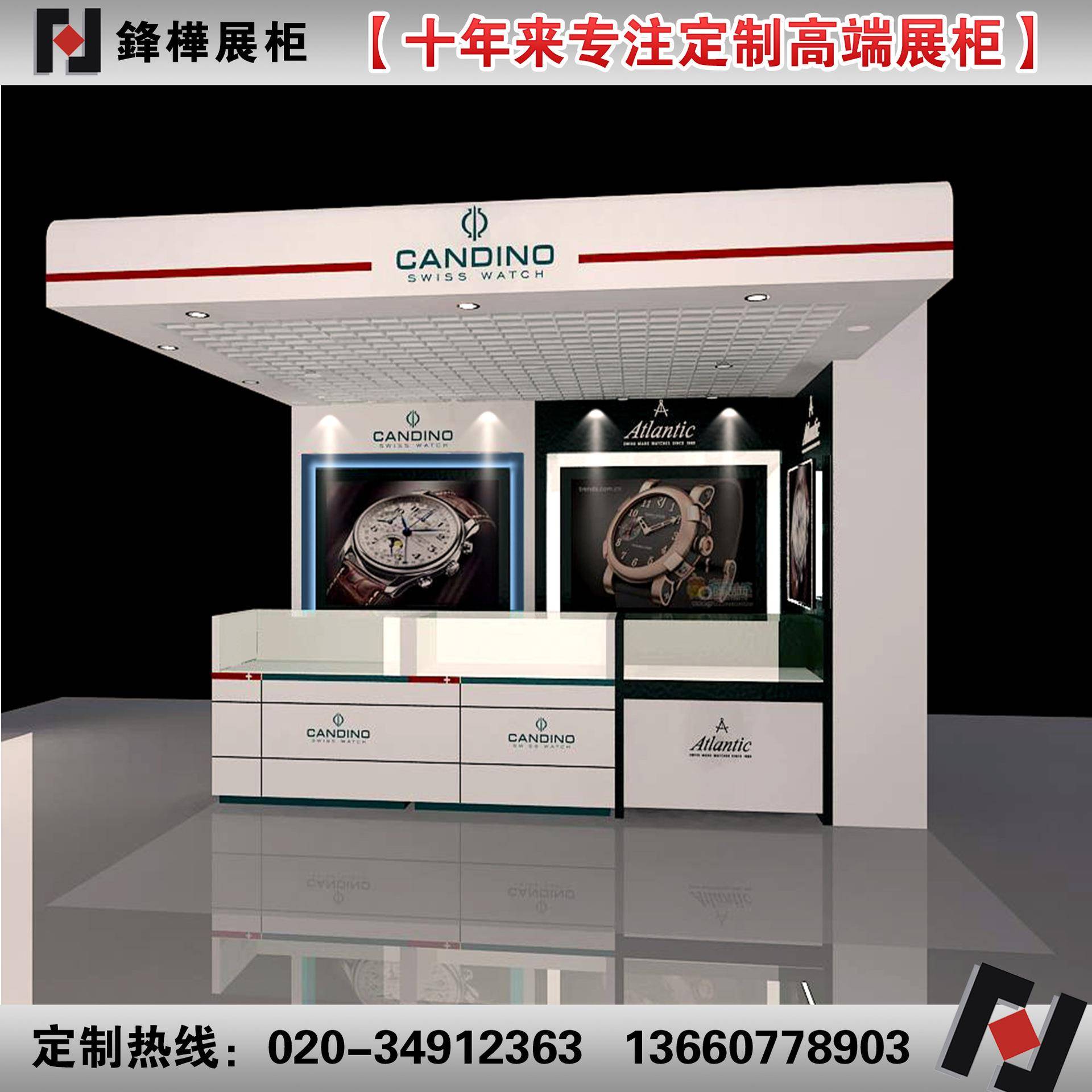工厂直售组装钟表展柜简易钟表展柜欧式钟表展柜