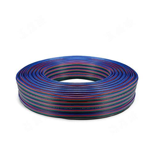 RGB连接线22AWG4pin并线4pin灯具灯带延长线1007彩排线