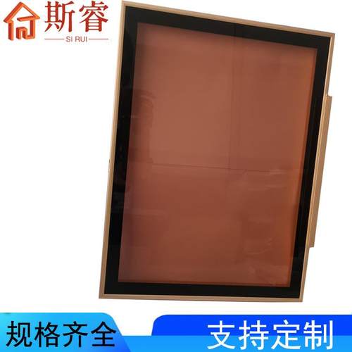 极简20/22框极简玻璃门供应衣柜门窄边铝合金平开门书柜玻璃门