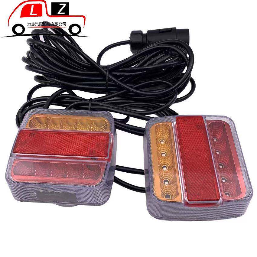 直销14LED拖车尾灯卡车尾灯货车尾灯磁贴款