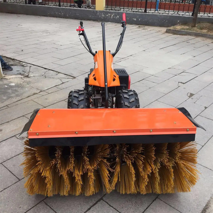 手扶式抛雪机规格齐全厂房车间扫灰机全齿轮燃油扫雪机