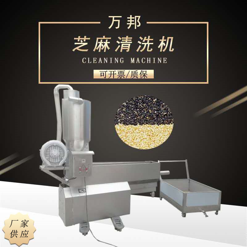 全自动水洗芝麻清洗机黑芝麻去砂石淘洗机芝麻清洗机设备