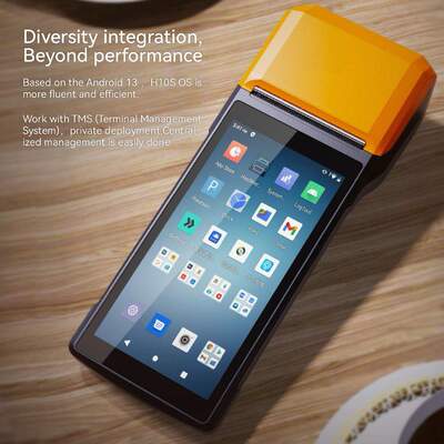 Android pos terminal 5.5 Inch 4G with 58MM Printer handheld
