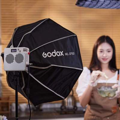 神牛ML100BI补光灯双色温手持便携口袋LED室内户外拍摄直播摄影灯