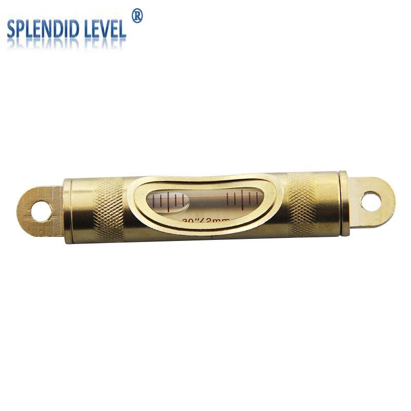 条式水平仪水平气泡水准泡纯铜水平尺水准器条形水平泡珠