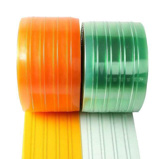 抗静电软帘绿色条纹防静电门帘PVC防静电软门帘无尘车间门帘