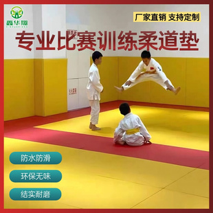 柔道垫子散打地垫比赛专用训练榻榻米柔术道馆搏击跆拳道摔跤垫子