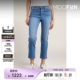 MOTHER DENIM女士高腰直筒牛仔裤