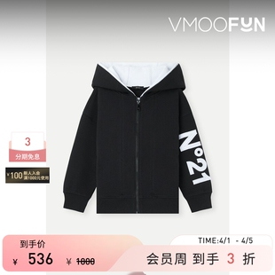 N°21 春夏男童装 贴花棉质平纹布上衣 秒杀
