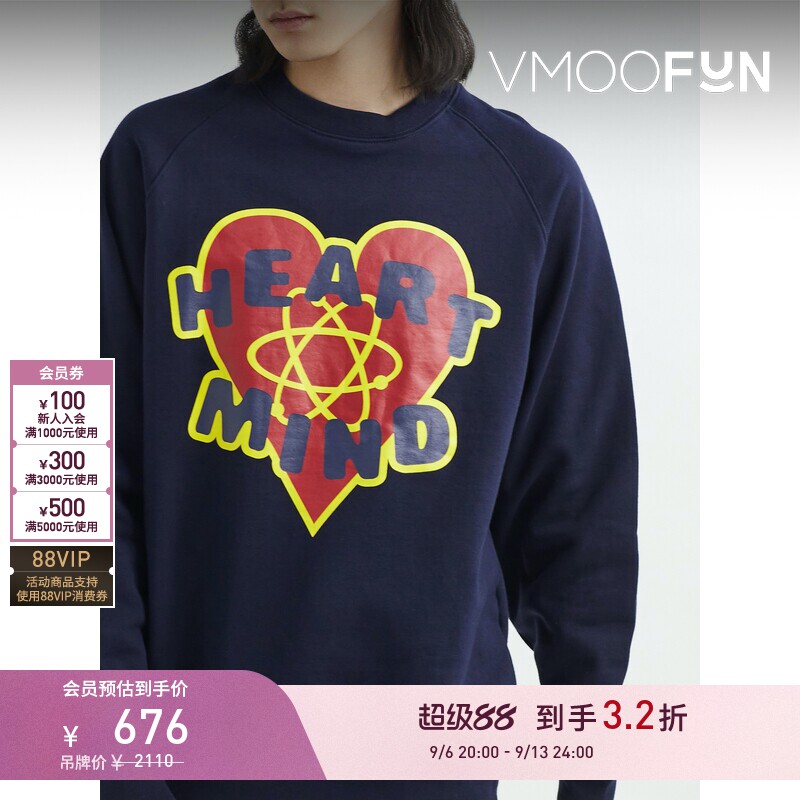 【早秋特惠】Billionaire Boys Club秋冬男女同款印花棉质卫衣图片