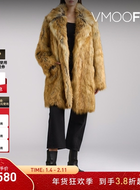 【折扣】RECTO 女秋冬皮草外套