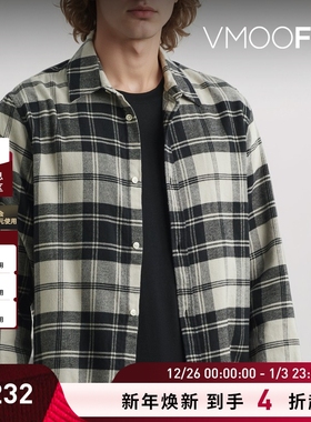 【折扣】Officine Générale男士格纹棉质法兰绒衬衫