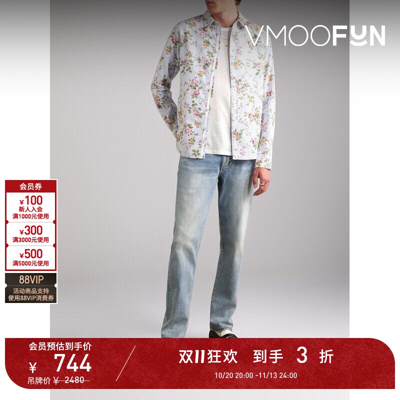 【D11折扣】RAG & BONE Fit2 男士精致耐穿复古质感修身牛仔裤
