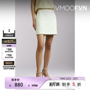 blossom春夏女士绵羊毛混纺斜纹布短裤